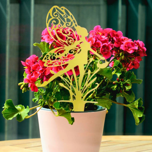 Garden Fairy with Hanging Baske