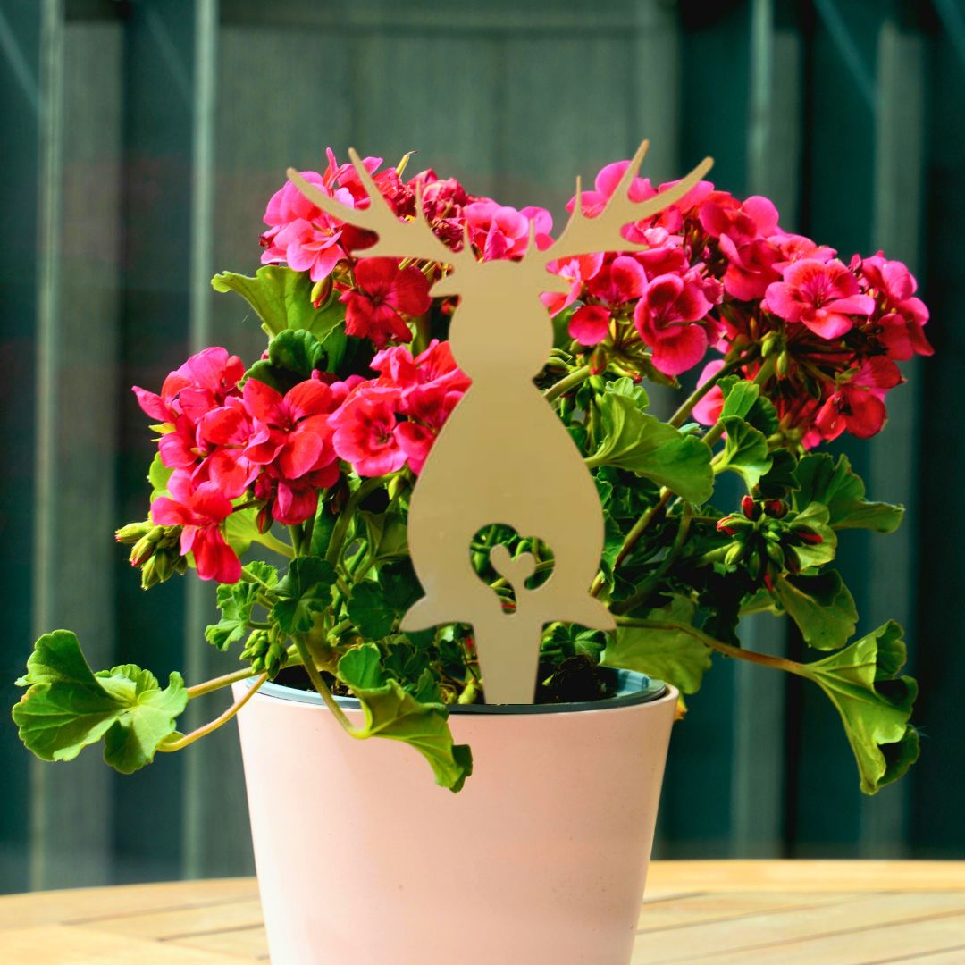Reindeer with Garden Stake
