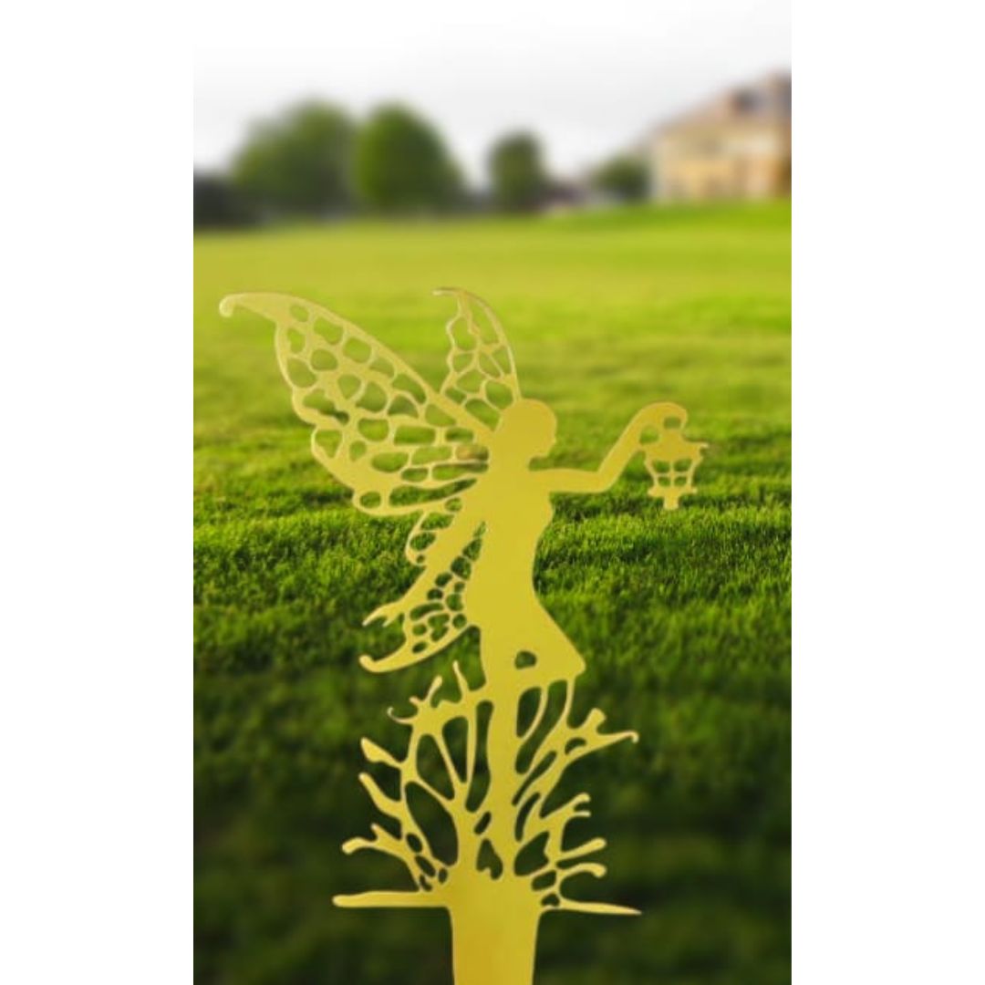 Whimsical Fairy with Lantern