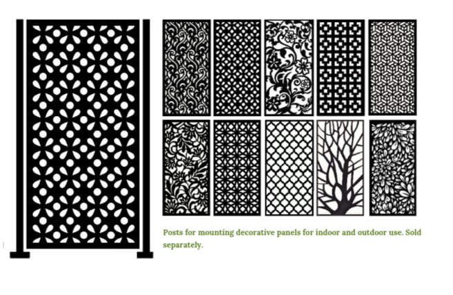 Garden Laser-Cut Panel